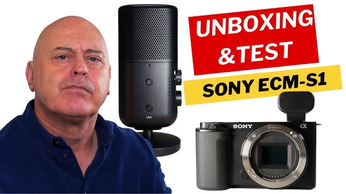 Micro digital Sony ECM-S1 pour le streaming et le podcast