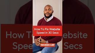 How To Boost Website Speed in 30 Secs. #WebsiteSpeed #WebDesignTips
