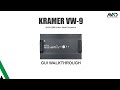 Kramer VW-9 Video Wall Processor - Overview and GUI walkthrough - BONUS: In my best American accent