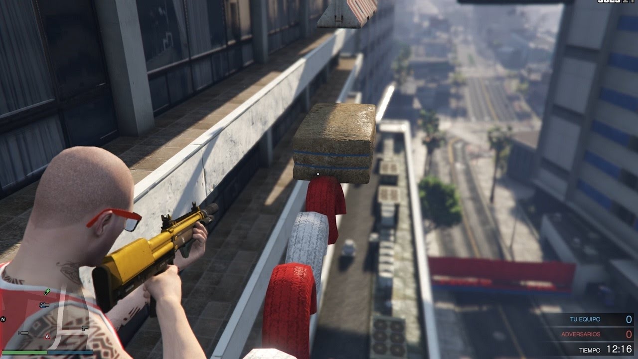 PARKOUR CON CHANCLAS EN GTA V!