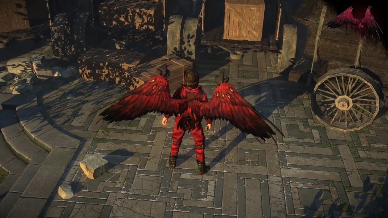 PSA: If you got the faith guard wings from the tiwtch last year you can  combine it with the current next twitch drops wings to get the oriath one :  r/pathofexile