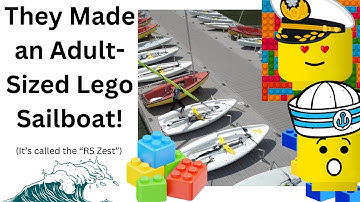 My favorite dinghy sailboat rigs like a LEGO ... Get sailing fast with the RS Zest!