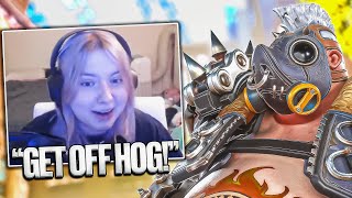 This Twitch Streamer gets TILTED by my Hog | Overwatch 2