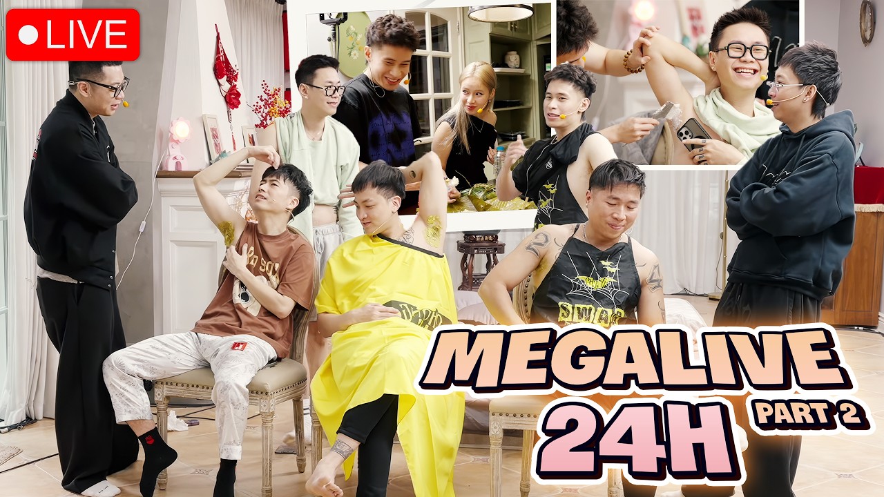 (Part2) MEGALIVE 24H TẾT CÙNG ANH EM XÃ ĐOÀN