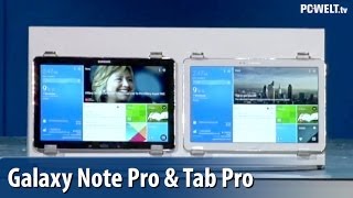 12-Zoll-Tablets: Samsung stellt Galaxy Note Pro & Tab Pro vor - CES 2014 | deutsch / german