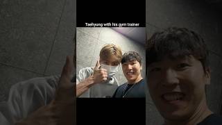 Taehyung new updates with his gym trainer #bts #btsupdate #btsarmy #taehyung #taehyungupdates