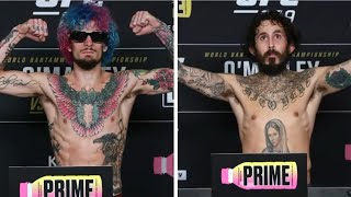 UFC 299 Official Weigh-Ins: Sean O'Malley vs Marlon Vera