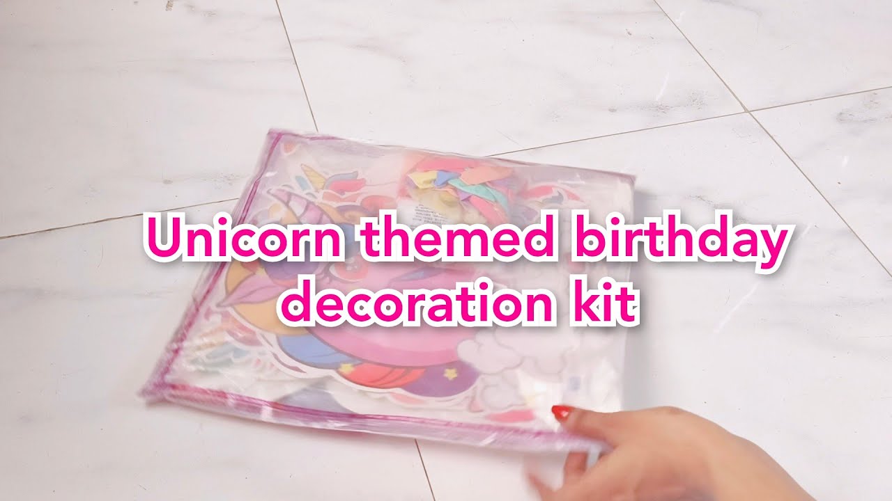 Meesho Unicorn birthday decoration kit @Rs212/- /meesho decor#meesho # ...