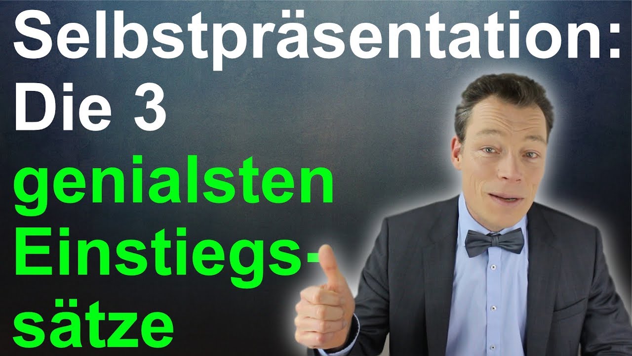 Der muster person vorstellung eigenen Dich per