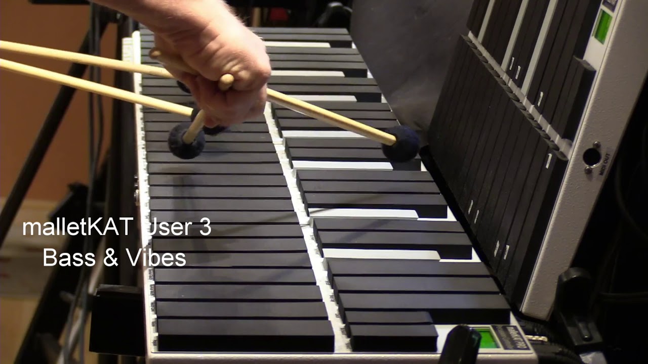 Vibraphone Sounds Instruments from the gigKAT 2 on the malletKAT Grand