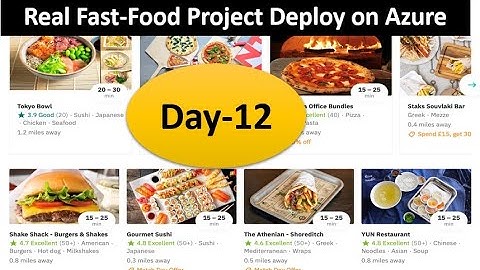 Online Fast-food Delivery Project in ASP.NET CORE | Day-12