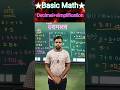 Decimal and simplification || basic math | Class 10th math solution | short video | viral video |