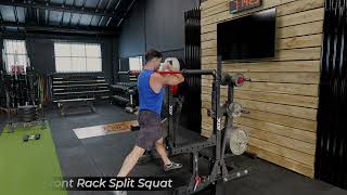 BB Front Rack Split Squat
