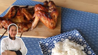 Chicken Wings Recipe • Grilled Chicken Wings Thai Style •Gai Yang Thai Street food |ThaiChef food