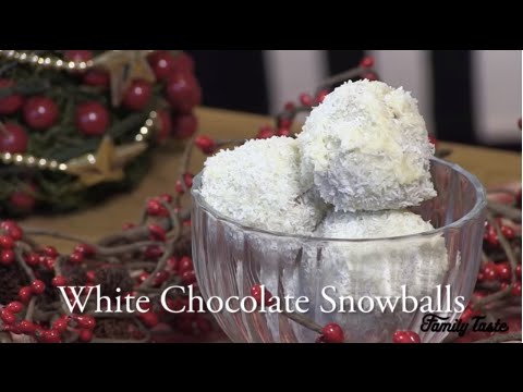 White Chocolate Snowballs