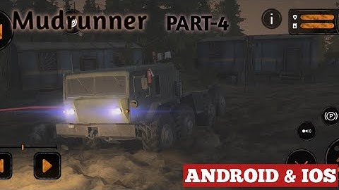 Night Safari Mission | Mudrunner : Gameplay Walkthrough Part-1 | (Android & IOS)