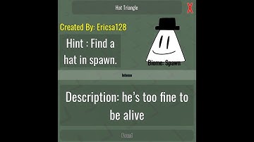 FIND THE TRIANGLES HOW TO GET HAT TRIANGLE [INTENSE]