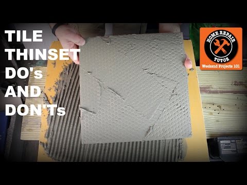 Thinset for Tile...DO's and DON'Ts (Quick Tips with Sal DiBlasi)