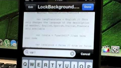 How To Change Your Location On Weather Widgets & Other Settings For Winterboard Themes iPhone & iPod