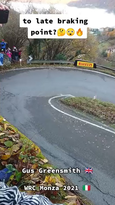 Gus Greensmith on the Limit at this U turn#shorts #drift #fiesta #motor #race #rally #wrc