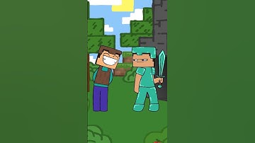 PVP in Minecraft animation 😡⚔️😡 #minecraftcartoon #subscribers #2danimation #loop #fun
