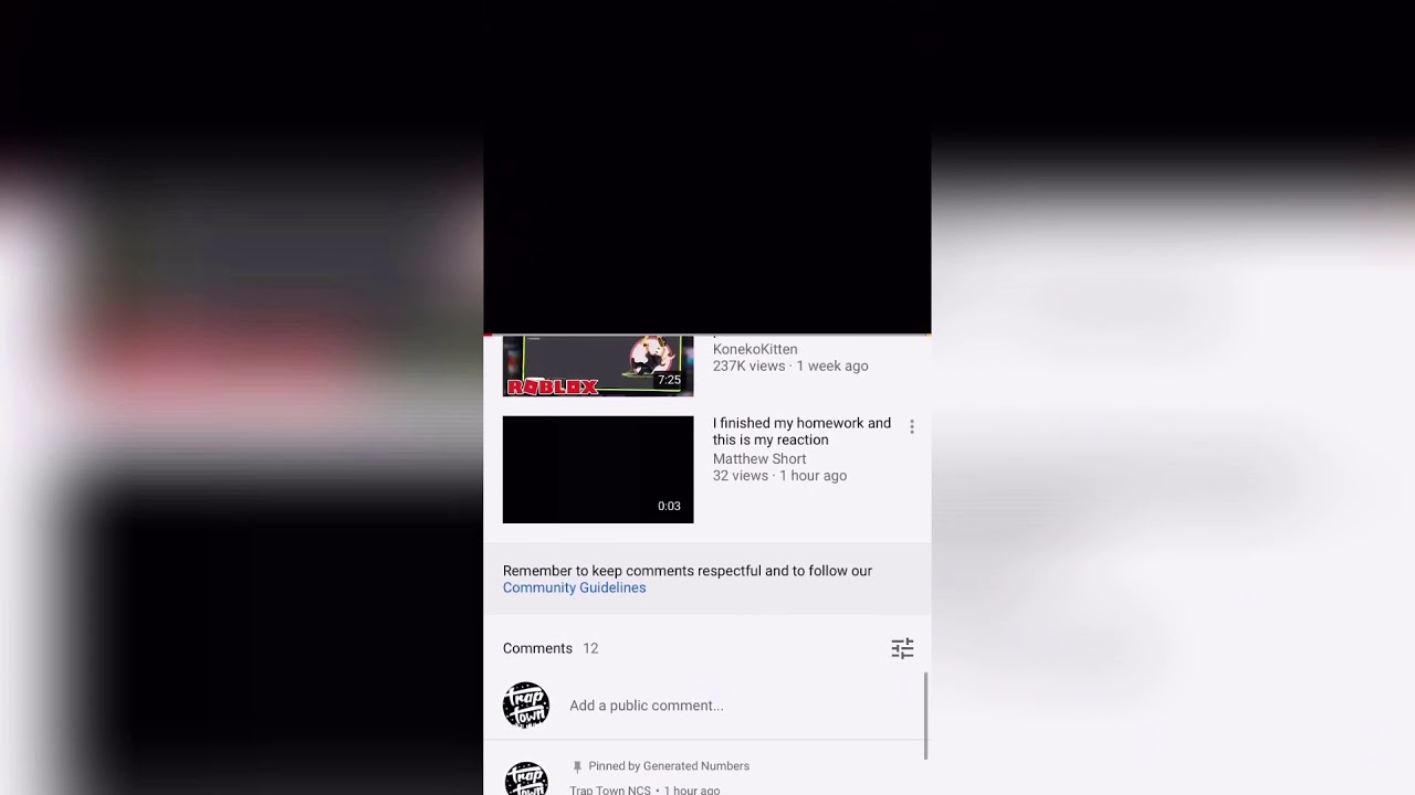 Trap Town NCS comments something different on the channel Generated Numbers