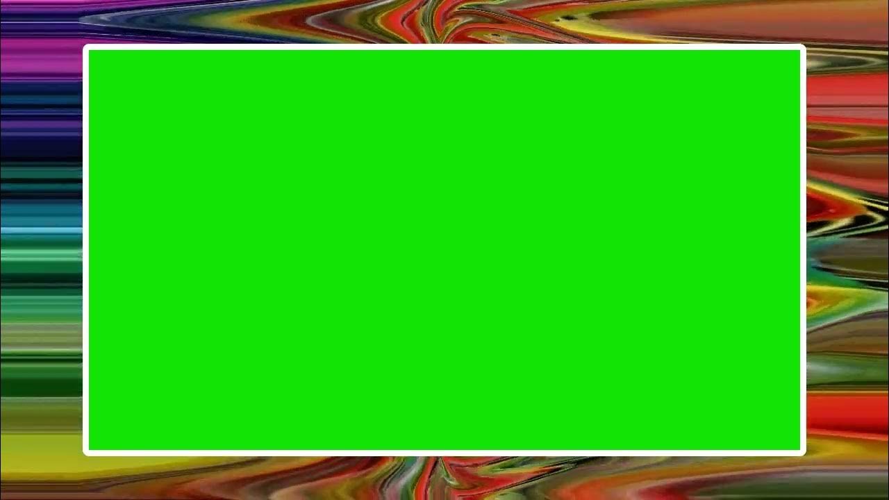 COLORFUL PICTURE FRAME GREEN SCREEN EFFECT 1077 YouTube