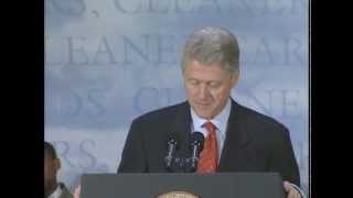 President Clintons Remarks on Emissions Standards for Cars and Sport Utility Vehicles