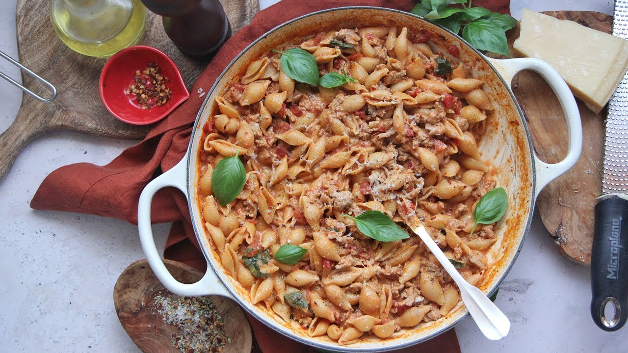 One-Pan "Lasagna" Shells - Guiding Stars | Laura in the Kitchen