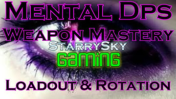 DCUO [Updated] Mental Dps Weapon Mastery Loadout & Rotation