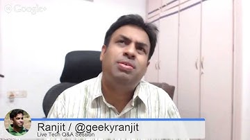 #28 Live Tech Q&A Session with Geekyranjit - 11 Feb 2014