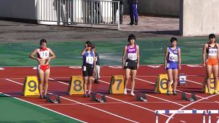 20171111 群馬高校混成競技大会女子 7種100mH 6組