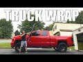 WRAPPING My 2017 Chevy Silverado TRUCK!!