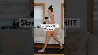 Total body strength and hiit workout at home #totalbodyworkout