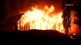 The Bridge Fire Burns Structures Burn In Wrightwood