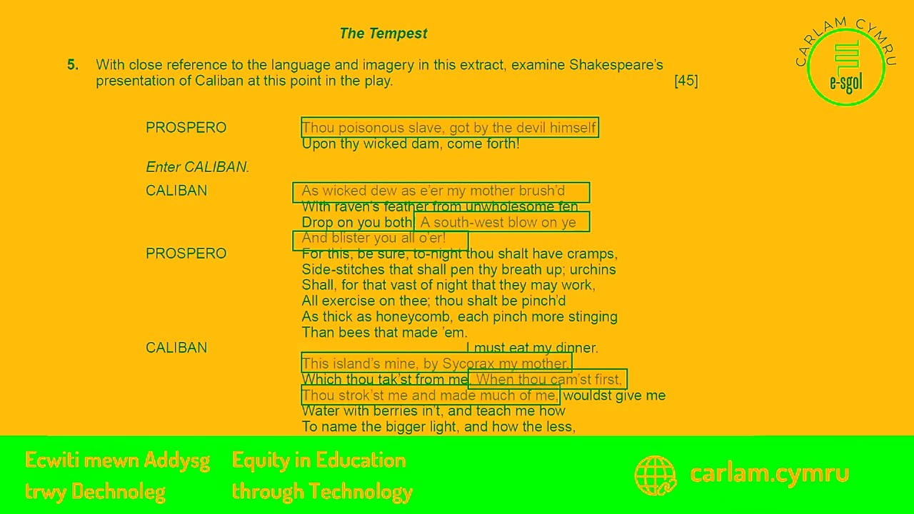 Unit 4 - Shakespeare Exam Walkthrough