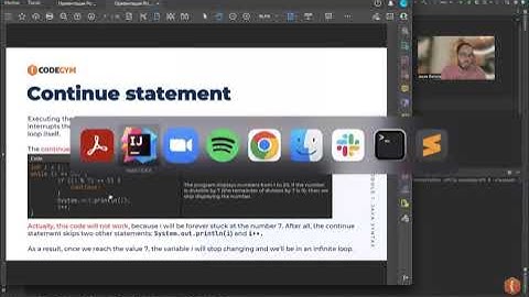 Java Continue Statement