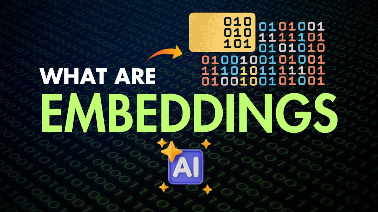 What are Embeddings In AI | Simple & Clear Method - YouTube