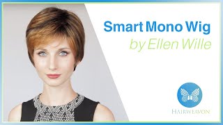 Smart Mono Wig | Synthetic Lace Front Wig by Ellen Wille | HairWeavon.com | Colour Hazelnut Rooted screenshot 3