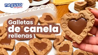 Galletas de canela rellenas Negusa