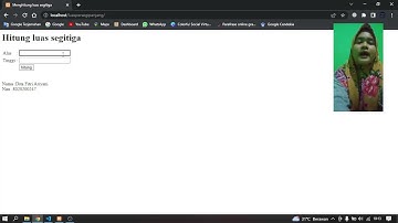 tugas pemograman web 2, menghitung luas bangun datar dengan bahasa PHP