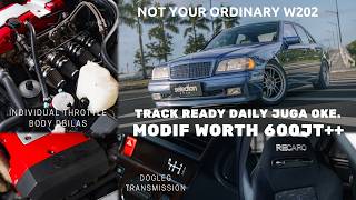 Bukan W202 Biasa Modif Senilai 600Jt , Track Ready Daily Jg Aman