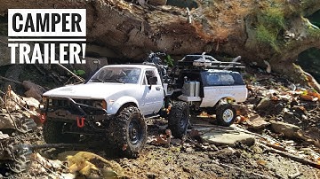 WPL C24-1 CAMPER! 🤤 New TRAILER to test!