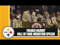 Franco Harris' Pro Football Hall of Fame Induction Speech in 1990 | Pittsburgh Steelers