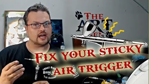 Sticky Trigger on your Airbrush? Heres how you fix it