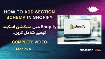 how to add custom section schema in Shopify Liquid | Shopify Schema | Shopify Programming ( Urdu )