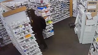 Burglar breaks into CVS pharmacy