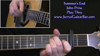 John Prine Summer's End | Guitar Play Thru