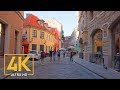 Streets of Riga, Latvia - 4K City Walking Tour with City Sounds