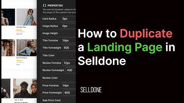 How to Duplicate a Landing Page in Selldone
